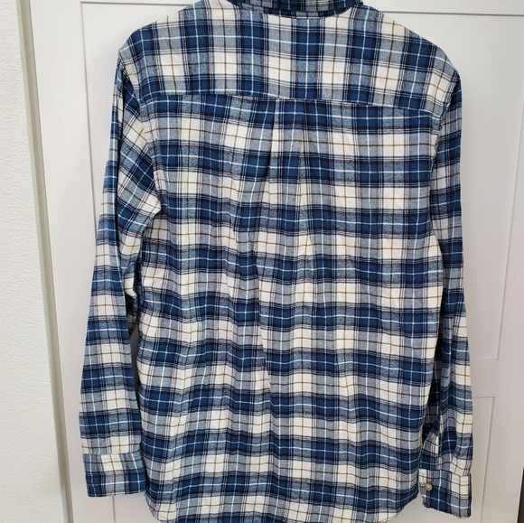 Mens Croft & Borrow Flannel Button Down Shirt Size S - Picture 2 of 3
